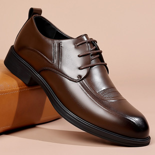 男士 商务正装 通勤皮鞋 英伦百搭黑色牛津鞋 婚礼男鞋 伴郎结婚鞋 秋季