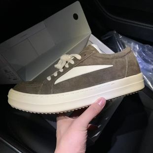 潮流百搭感运动休闲板鞋 真皮简约欧美时尚 男 小众厚底板鞋 男士