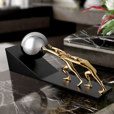 全力以赴轻奢高档摆件创意办公室书柜客厅家居酒柜装饰品礼物礼品