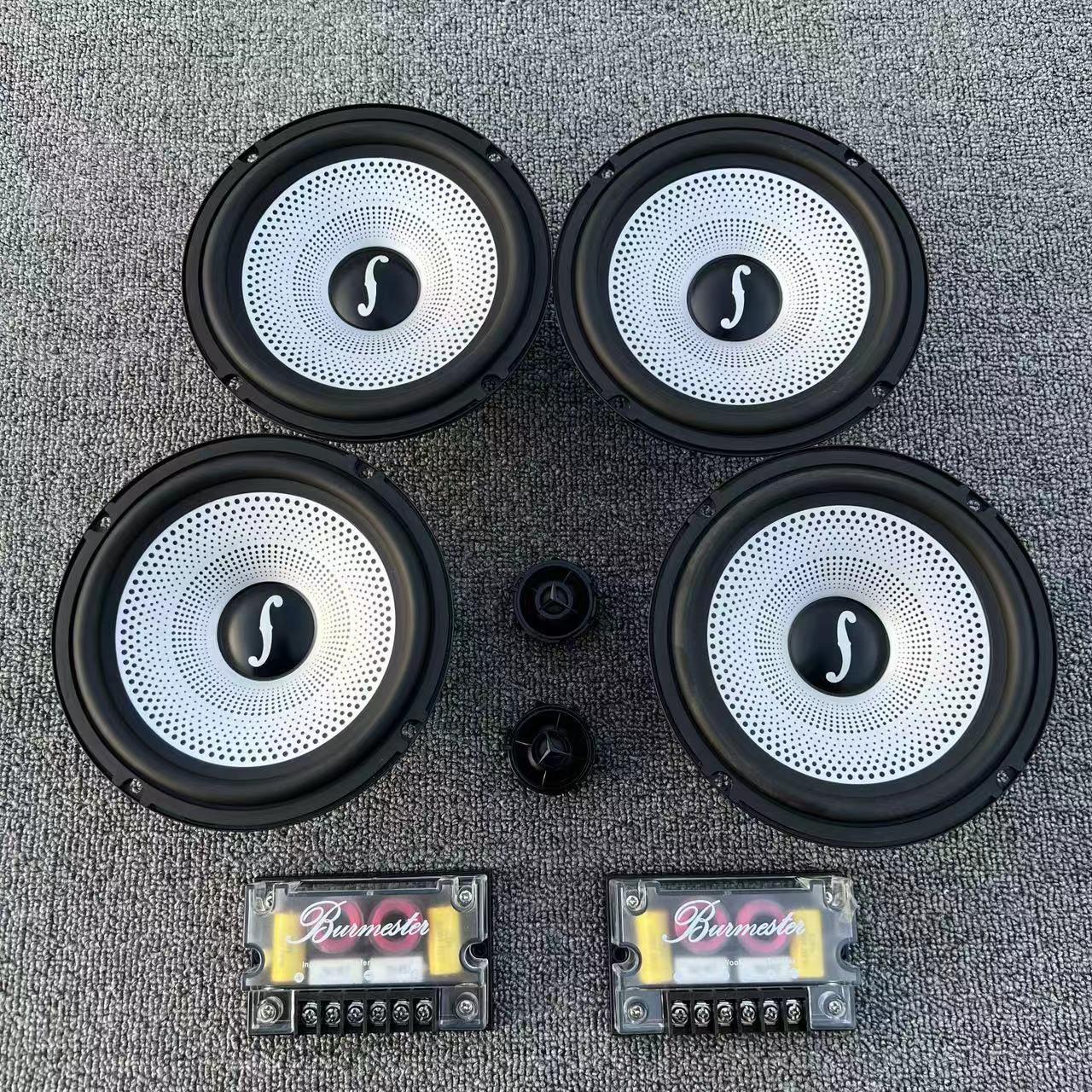 原装进口拆车大柏林之声汽车音响6.5寸重中低音喇叭车载改装套装