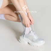 DUOHUA&VIVINER 厚底增高休闲老爹运动鞋 韩雪陈小纭同款 DV新款