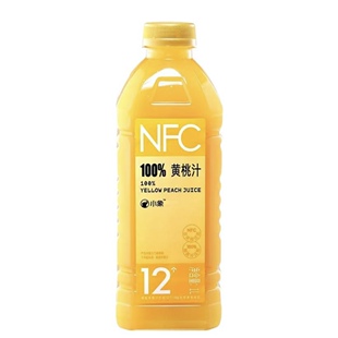 美团小象100%NFC黄桃汁1L三门峡非浓缩还原不额外添加水添加糖