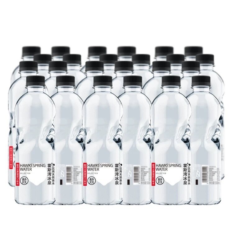 盒马代购 新西兰进口 霍斯湾冰泉饮用天然泉水500ml*24瓶饮用水