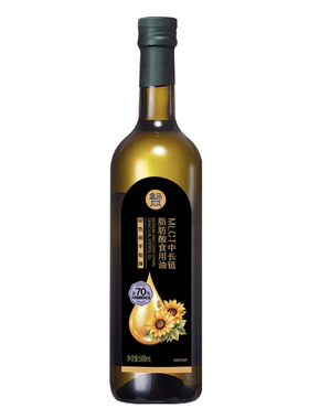 盒马MLCT中长链脂肪酸食用油500ml新食品原料健身职场银发成长