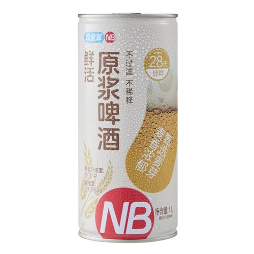 原浆啤酒盒马不过滤不稀释1升