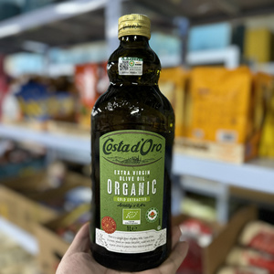 意大利原装进口COSTA D’ORO蔻多乐有机特级初榨橄榄油1L食用油