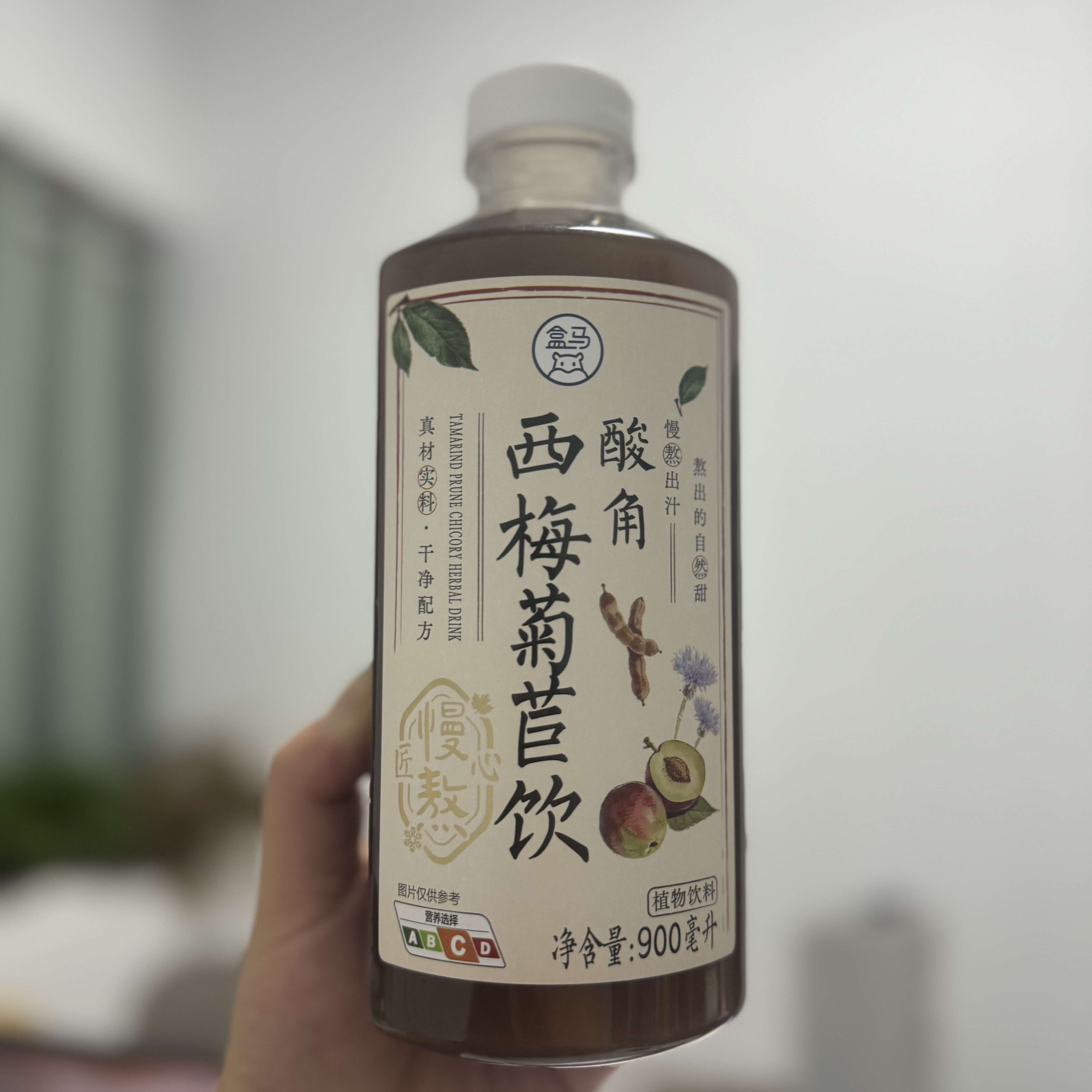 盒马匠心慢熬酸角西梅菊苣饮