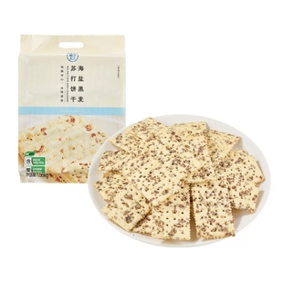 盒马海盐黑麦苏打饼干1.56kg活性酵母优惠价苏打咸味饼干促销 包邮