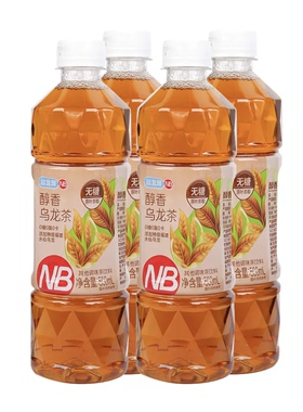 盒马超盒算NB醇香乌龙茶500ml*4瓶零卡零糖零脂肪原叶真茶包邮