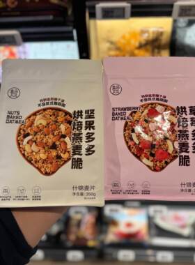 盒马坚果多多草莓多多烘焙燕麦脆