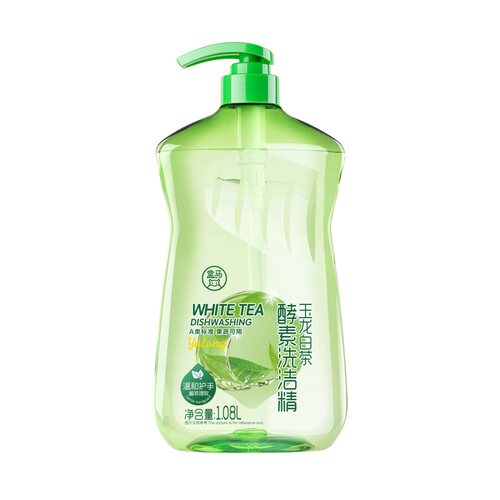 盒马玉龙白茶酵素柠檬香橙护肤洗洁精1.08L去油除菌去农残果蔬