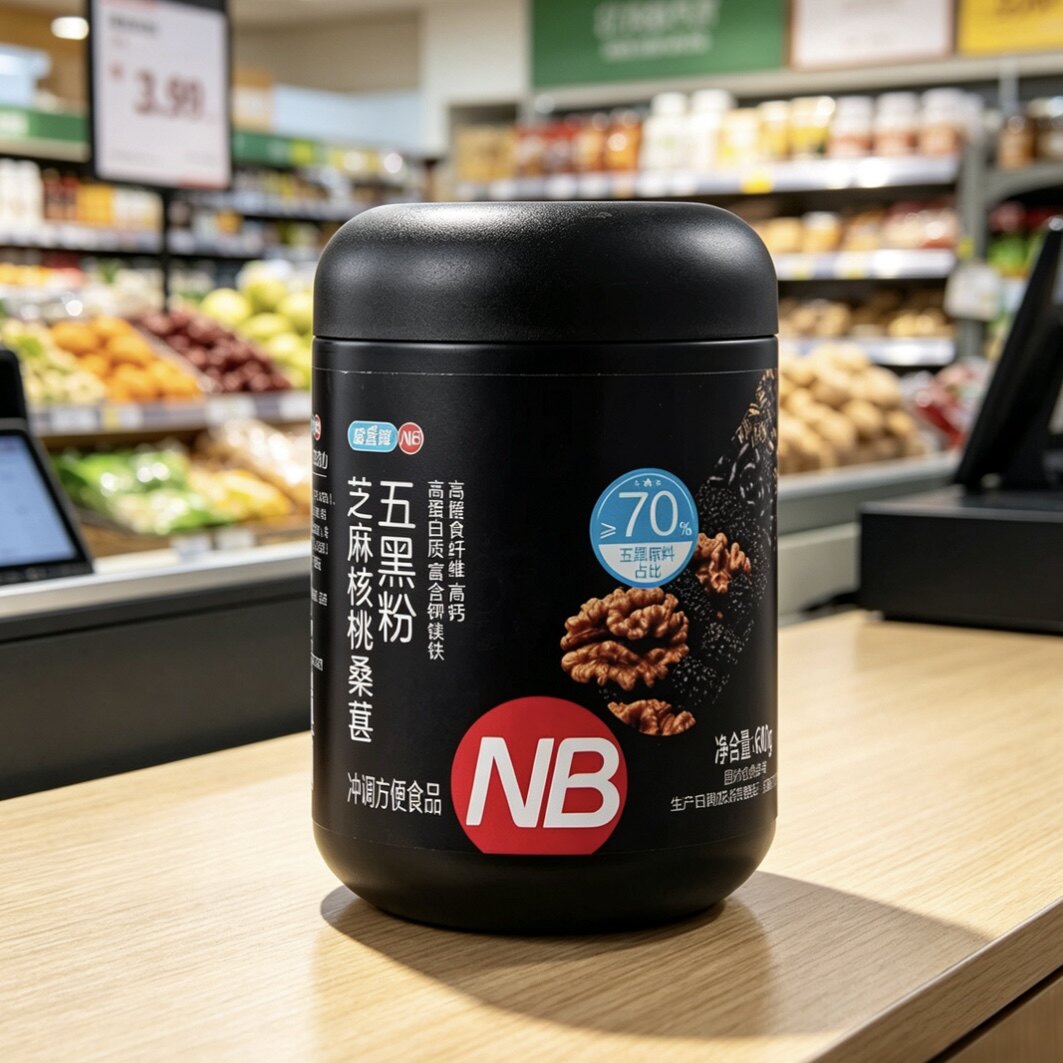 盒马超盒算NB芝麻核桃桑葚五黑粉