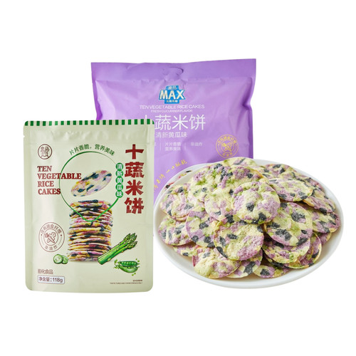 非油炸十蔬米饼清新黄瓜味盒马