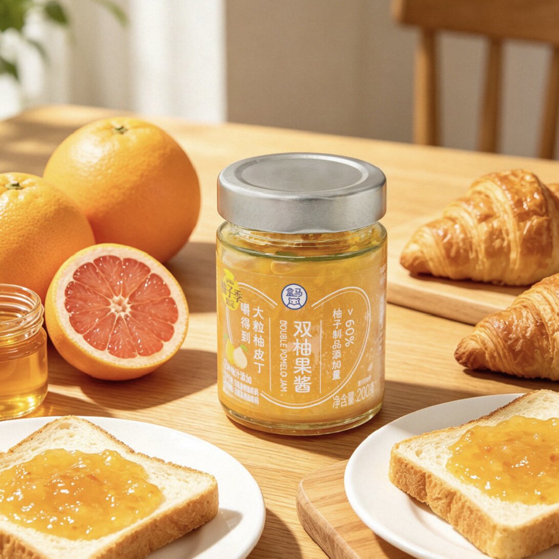 盒马双柚果酱200g颗粒饱满