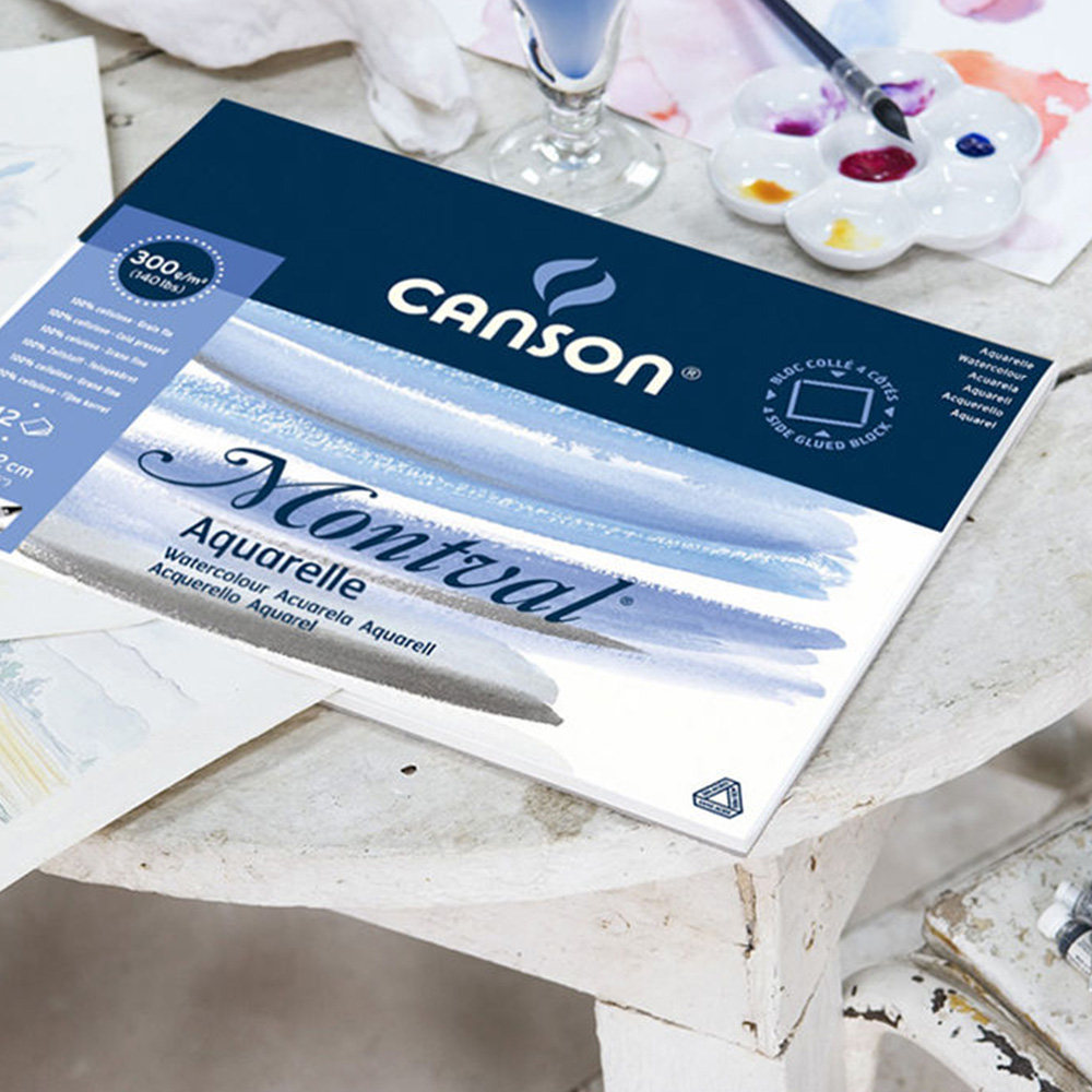 康颂1557水彩本梦法儿300g巴比松200g单面封胶250gimagine绘画本