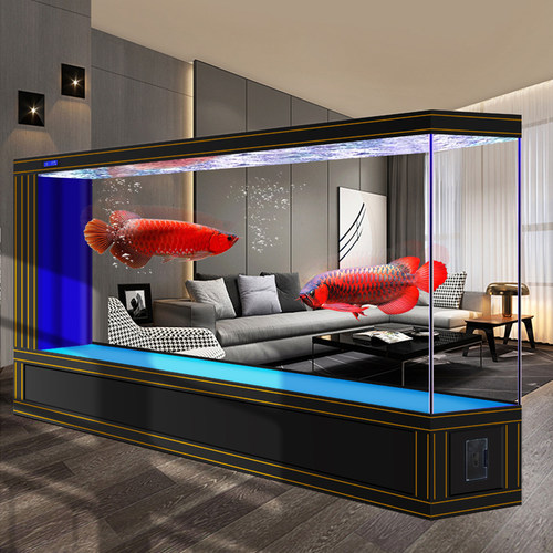 新款超白鱼缸大型客厅家用