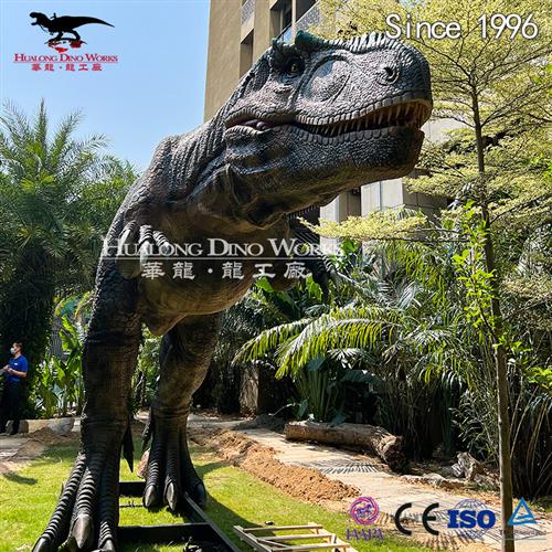 仿真霸王龙棘龙室内室外造景装饰仿真大型恐龙模型制造厂家