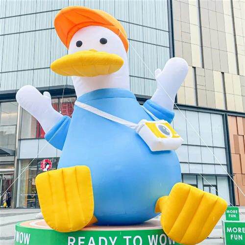 大型充气卡通人偶气模定制户外商场美陈装饰ip形象公仔闭气玩偶