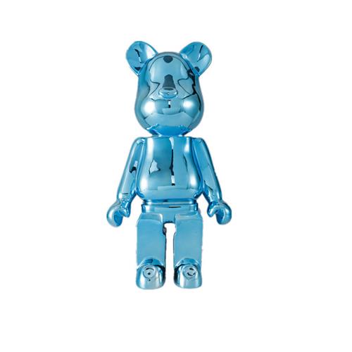 bearbrick网红暴力熊摆件酒店样板房卡通公仔玻璃钢落地饰品雕塑