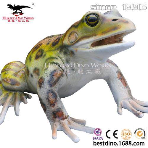 仿真动物青蛙模型制作大型商场游乐园景区活动装饰品玻璃钢摆件