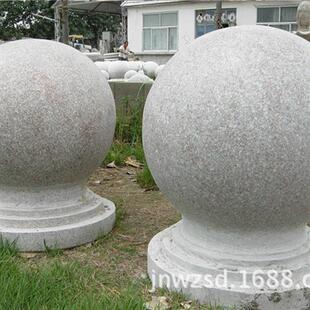 户外拦车石球公园拦车石墩多少钱广场止步石头球哪里卖