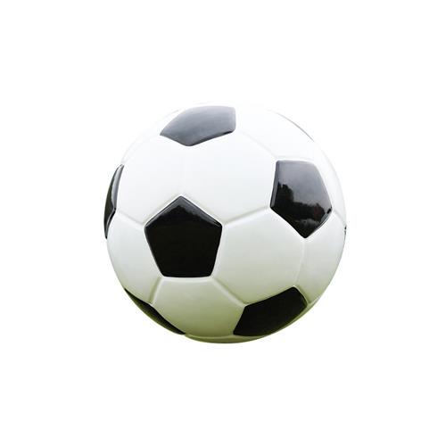 户外操场仿真羽毛球足球雕塑学校体育场草坪篮球排球网球模型摆件