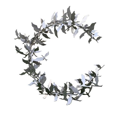 不锈钢雕塑厂家雕塑蝴蝶圆环落地摆件户外房产景观标志性创意装饰