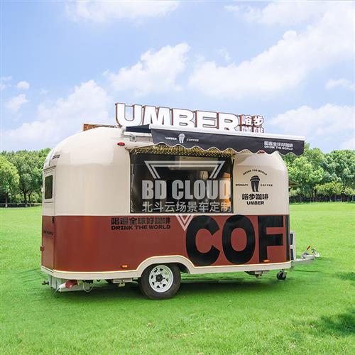 移动餐车电动冰淇淋车咖啡车摄影道具复古田园餐车售卖车