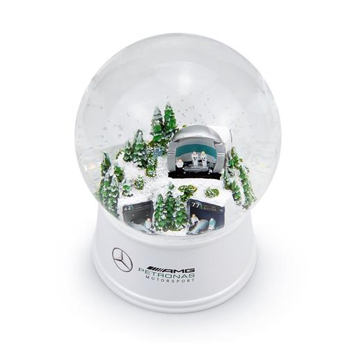 mm奔驰树脂雪花水球厂家品牌商务礼品工艺品摆件树脂雪花球