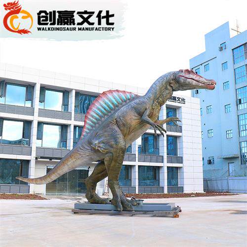 自贡恐龙生产厂家霸王龙脊背龙机电模型景区恐龙摆放恐龙主题公园