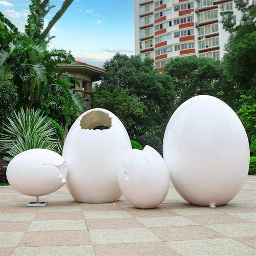 仿真恐龙雕塑霸王龙蛋壳座椅模型