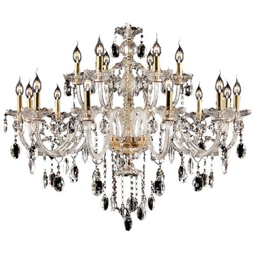 工厂欧式水晶吊灯美式客厅灯简约现代卧室餐厅灯具大气别墅灯