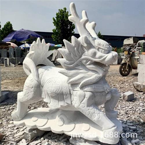 别墅大门石刻瑞兽图片大全厂门口石兽制作石质大门兽价格
