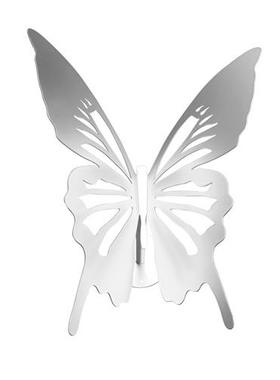 不锈钢蝴蝶户外景观雕塑草坪摆件公园金属摆设花园布置昆虫装饰品