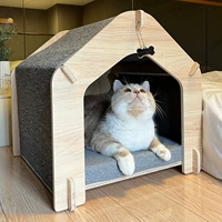 [Eli_lat House] Pet villa Four Seasons General Cat nest Полузловочный котт котенок в кошачьем кошачьем доме
