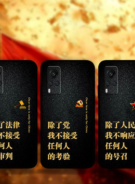 适用VIVOx200x100Ultrax90Prox80x70爱国主义手机壳国庆iQOO13信仰中国青年照片定制s30s21s20s19s18s17s16e