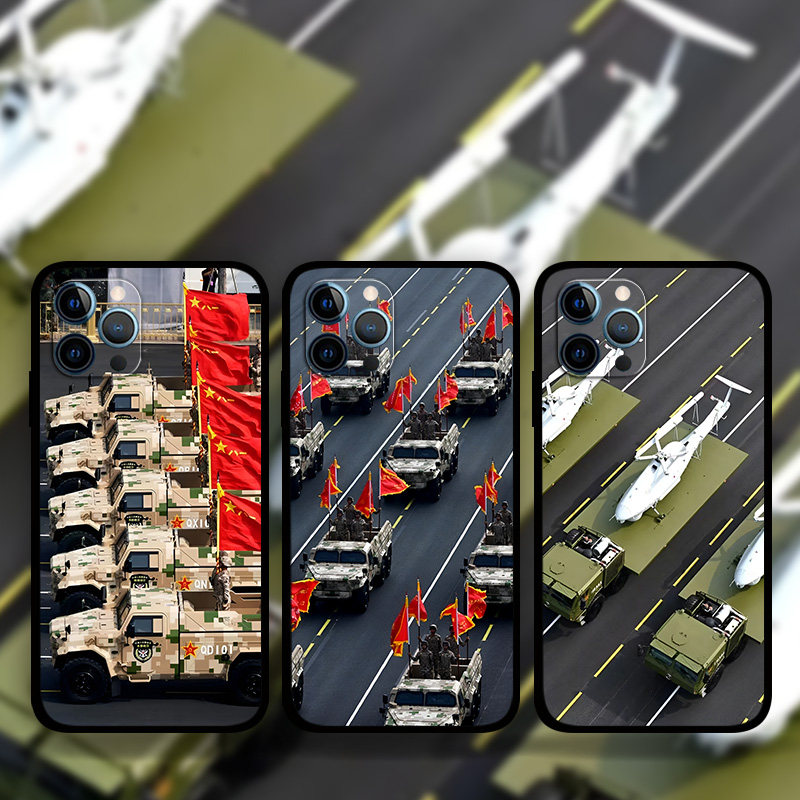 适用iPhone16ProMax爱国主义手机壳苹果15plus13Mini12p14p8国家有力量中国兵哥照片定制XsM