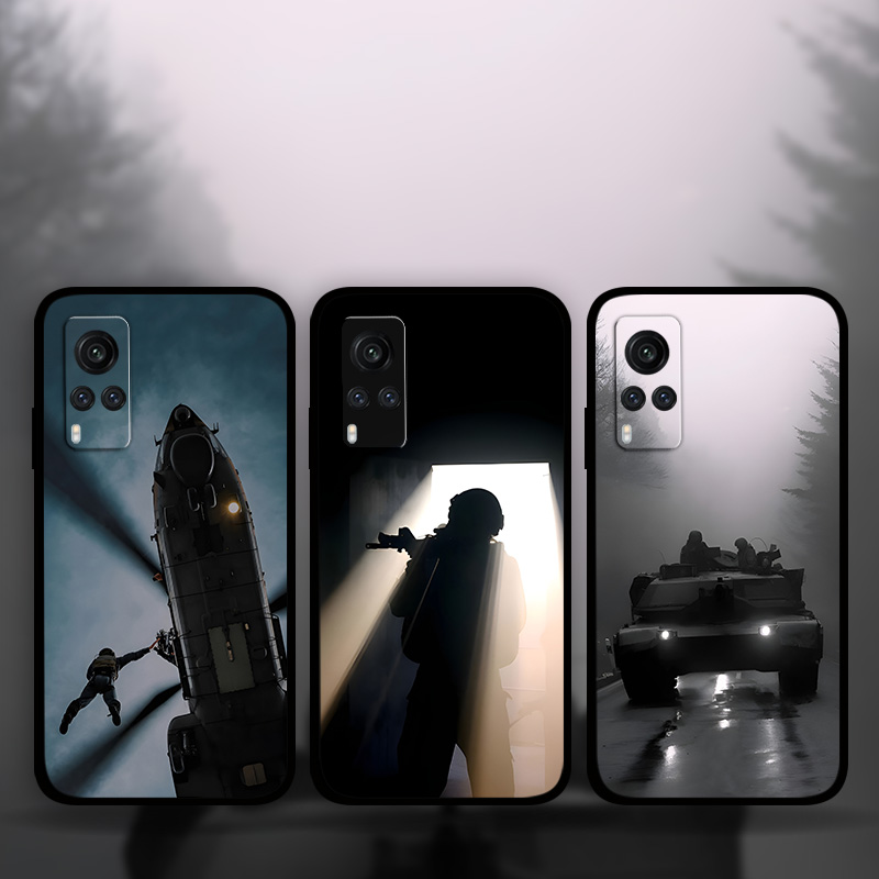 适用vivoiQOO13军迷风手机壳