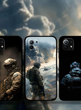 适用小米15Pro14p13Ultra12x11s军旅风手机壳军迷Civi5热血特种兵照片定制红米Note12TURBO兵哥k80k70k60k50e