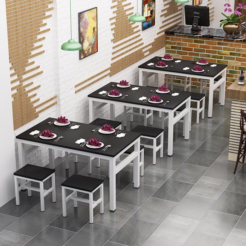饭桌休闲简约简易小吃店桌子商用早餐店家用长方形餐桌饭店餐桌椅|ruв категории жилой мебели, Таблица класса, обеденный стол - от Buy2taobao.com для оказания профессиональной услуги покупки агента Taobao