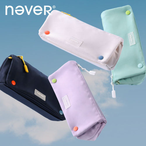 never新款卷心笔袋原创毛巾卷式