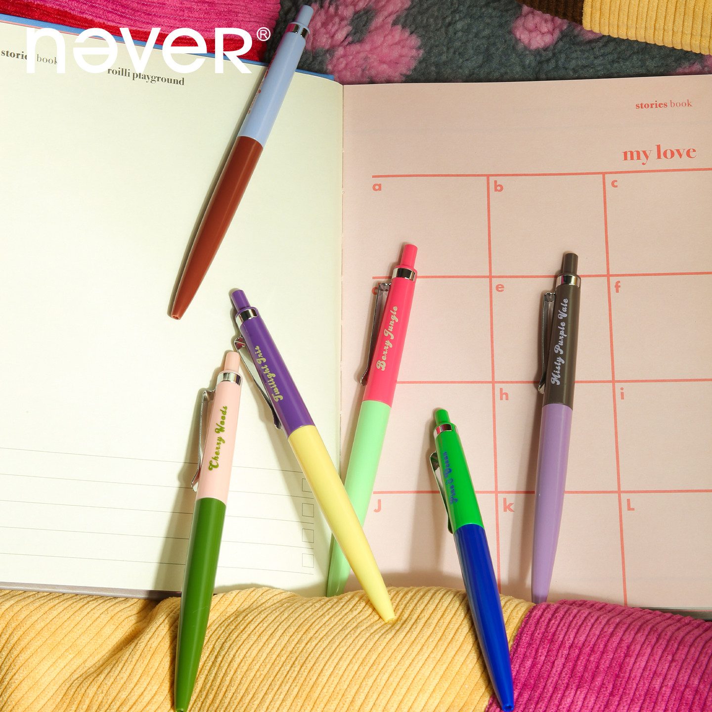 【88会员尝鲜】never甜豆笔高颜值按动中性笔单支装刷题笔,文具电教/文化用品/商务用品,中性笔,淘宝优惠券,粉丝福利购,淘宝优惠卷