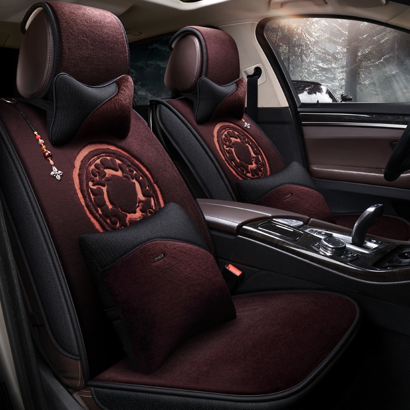 大众新老高尔夫GTI/5/6/7/8rline专用汽车座套羊毛座椅套全包坐垫
