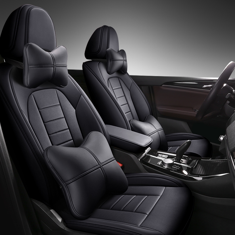 360°全包围定制打孔牛皮高端座椅套