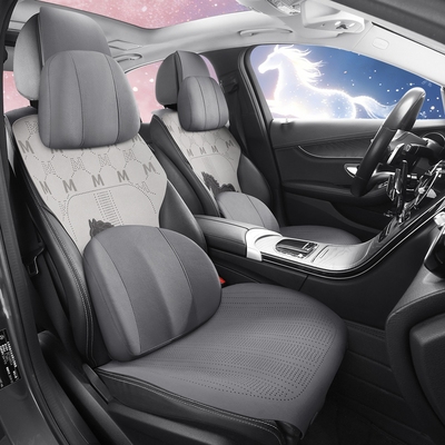 适用奔驰gls400gls450e260l坐垫g63gle350s级s400l翻毛皮汽车座套