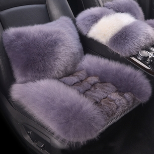 宝马mini座垫迷你座套one五门cooper毛绒保暖汽车坐垫羊毛座椅套