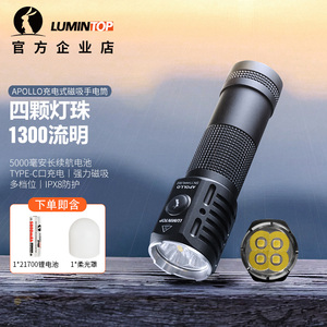 雷明兔USB充电强光户外手电