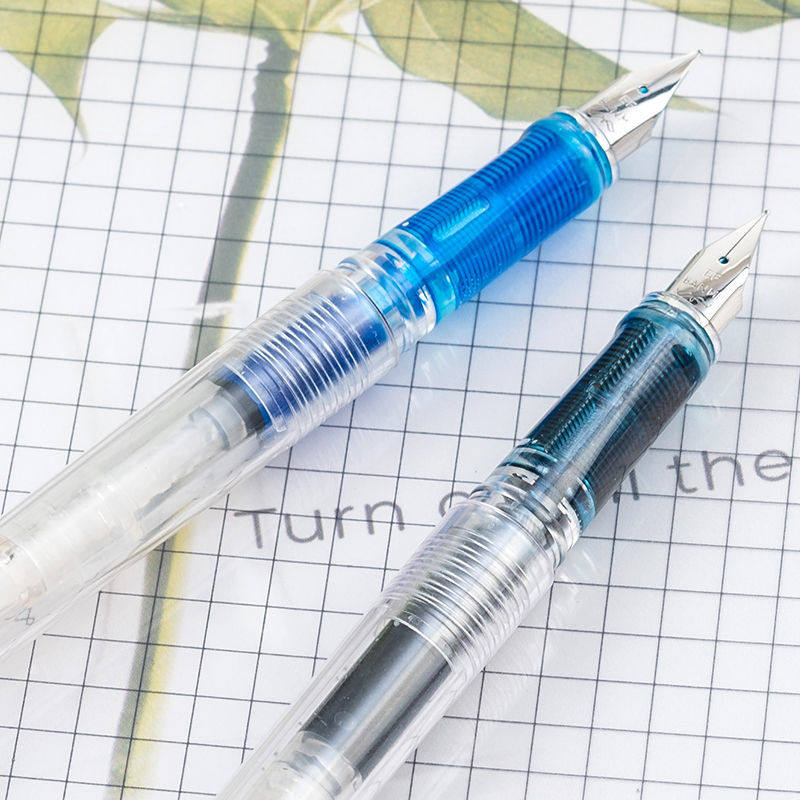 【真透明】—来自BANMI透明钢笔彩色墨水示范彩墨学生用练字正姿正姿学生练字可替换墨囊墨水通用