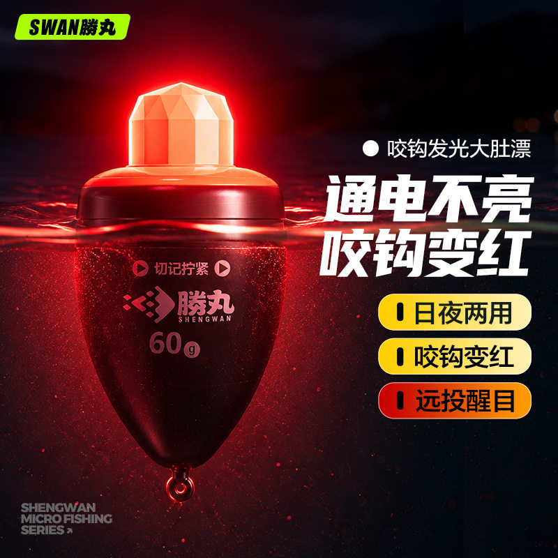 夜光咬钩变色大肚漂远投