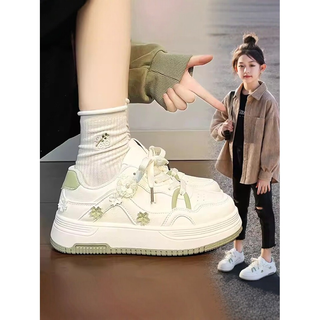 软底鞋子板鞋小白鞋女孩春季新款
